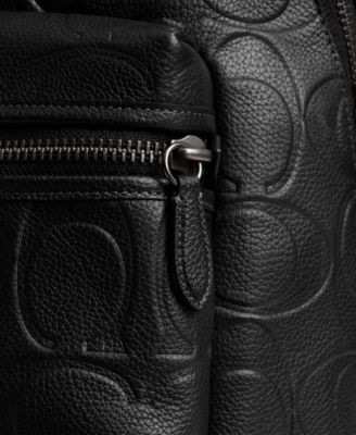 Men's Charter Maxi Signature Leather Backpack