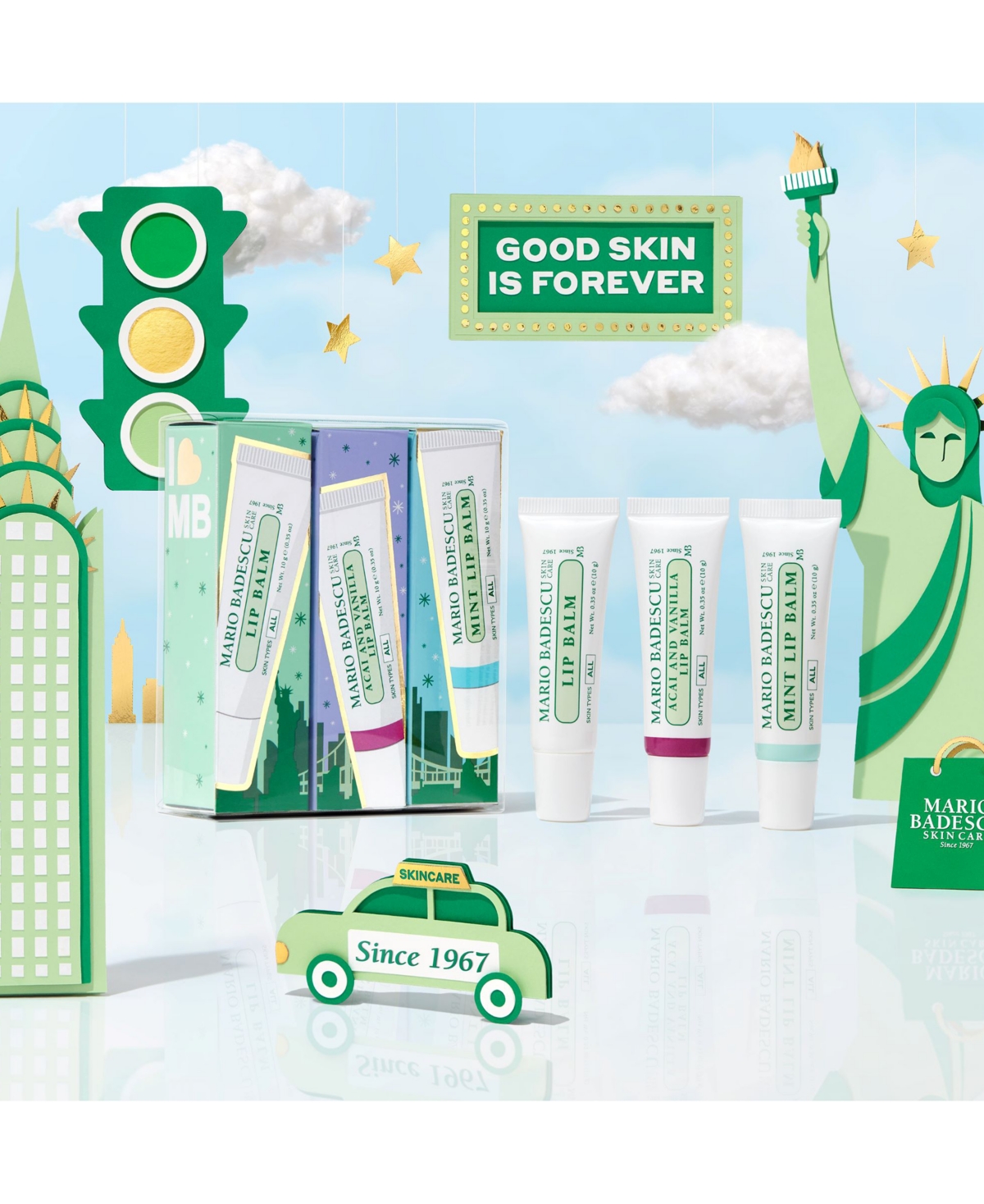 Mario Badescu 3-pc. Lip Balm Set In Transparent