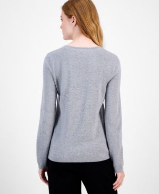 Women's Cotton Graphic Crewneck Sweater