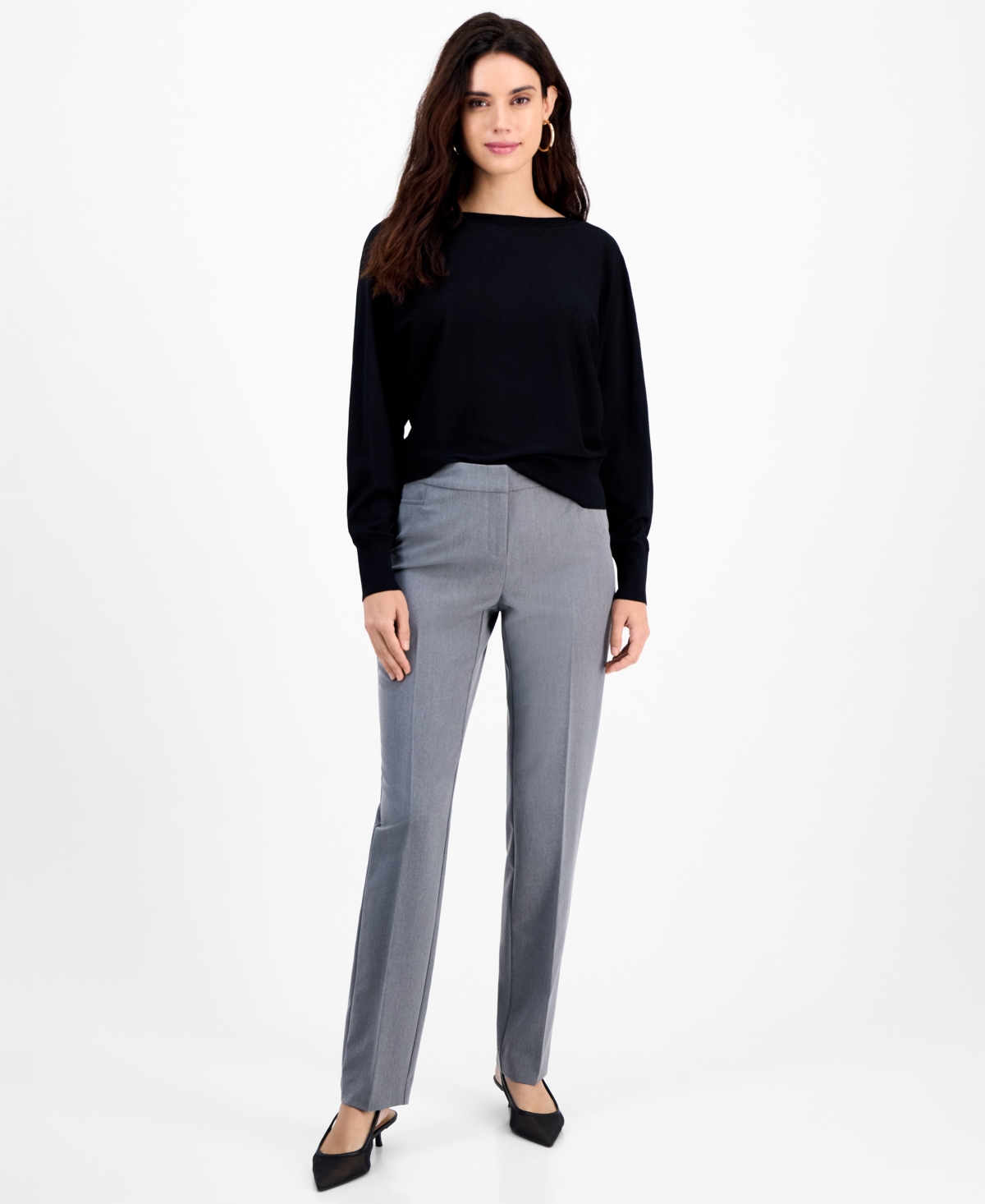 Inc International Concepts L-pocket Straight-leg Pants, Petite And Petite Short, Created For Macy's