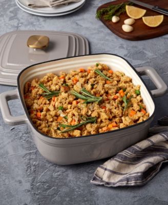 Smith & Clark Enameled Cast Iron 4-Qt. Square Dutch Oven