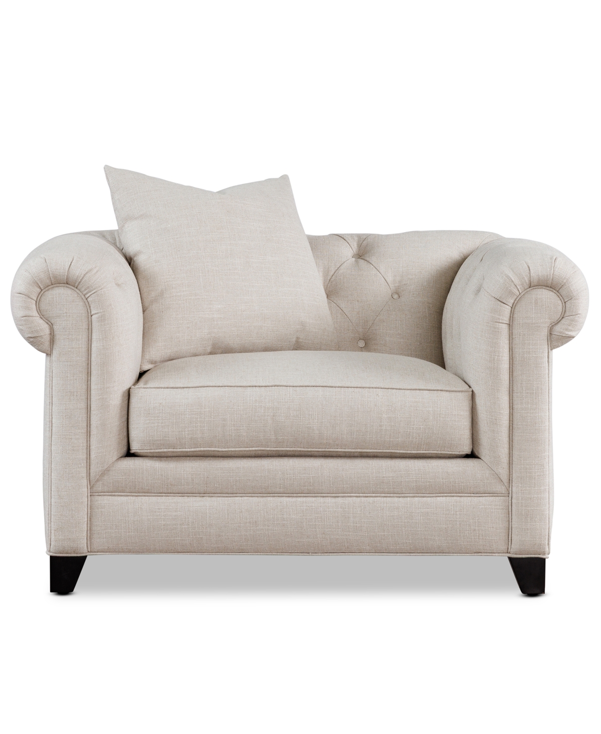 Jonathan Louis Kallison Fabric Arm Chair, Exclusively At Macy's In Sand
