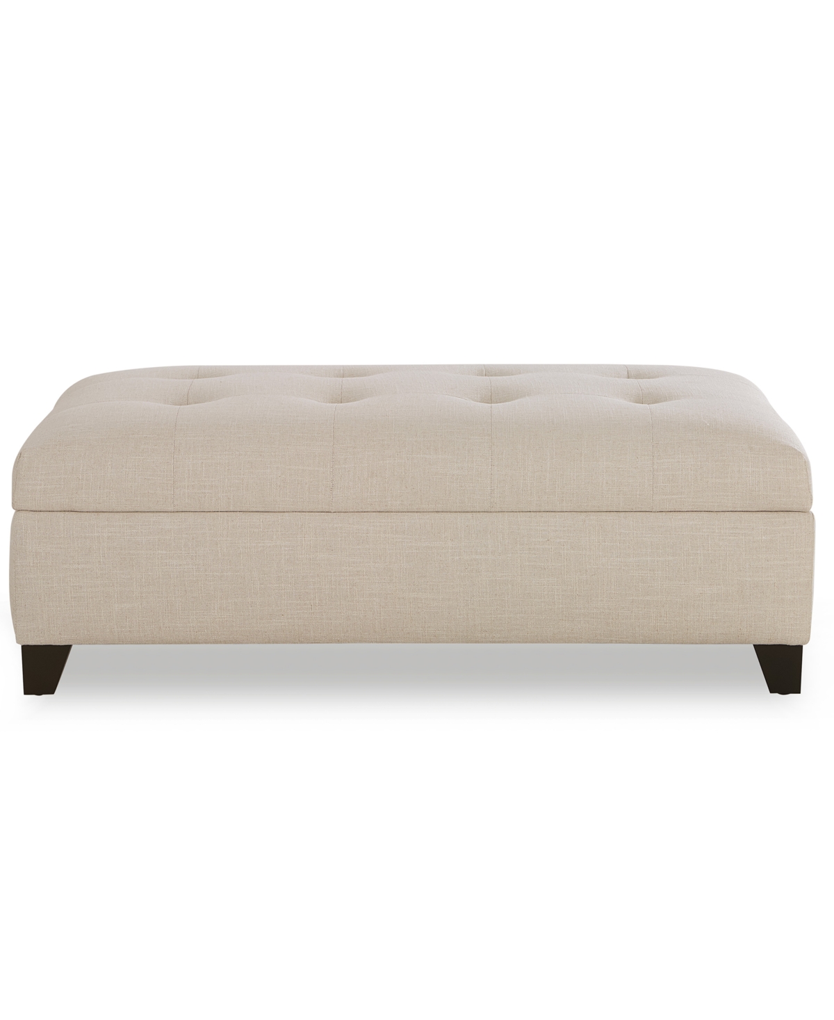 Jonathan Louis Kallison Fabric Storage Ottoman, Exclusively At Macy's In Sand