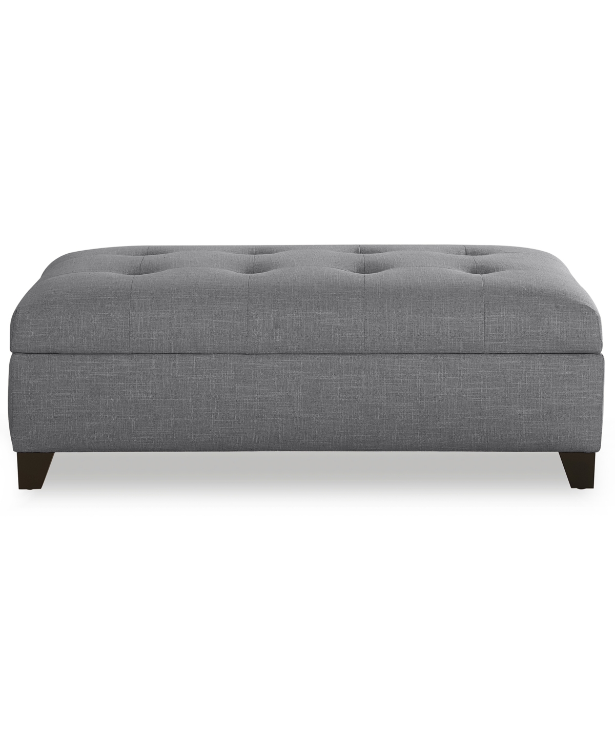 Jonathan Louis Kallison Fabric Storage Ottoman, Exclusively At Macy's In Gray