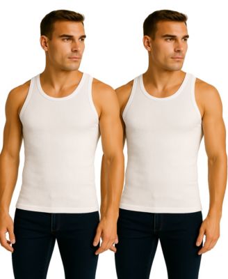 Men's 2-Pack Heavyweight Ribbed Tank Top