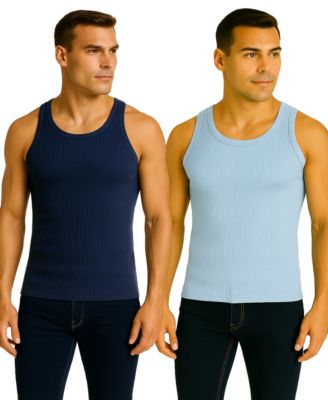 Men's 2-Pack Heavyweight Ribbed Tank Top