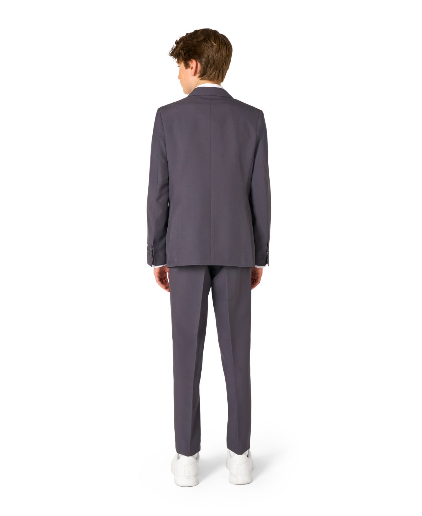 Детский угольно-серый костюм OppoSuits для мальчика — фото 4