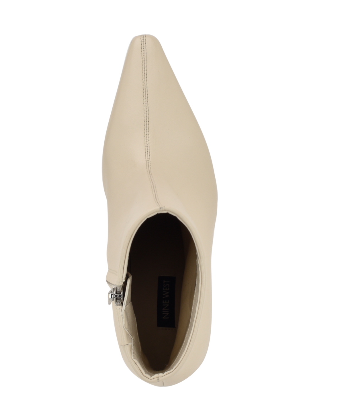 Nine West Ohmy Pointed Toe Bootie In White