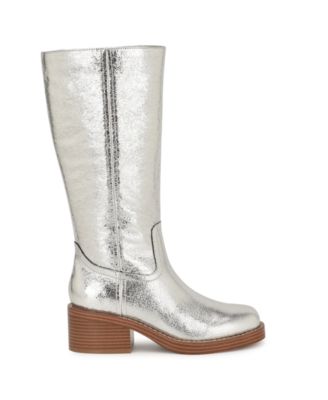Women's Broklyn Tall Leather Block Heel Boots
