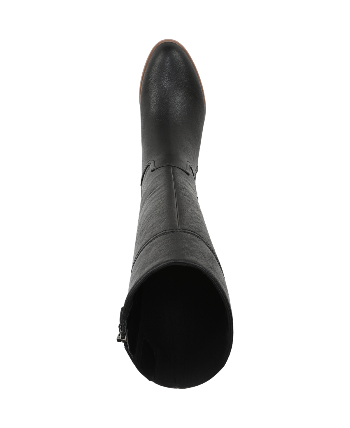 Dr. Scholl's Women's Adeline Wide Calf Block Heel Zip Tall Boots In Black