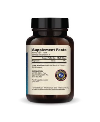 H2 Molecular Hydrogen, 30 Servings, Supports Brain Health and Cognitive Function