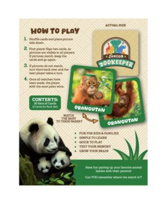 Jr. Zookeeper Matching Game