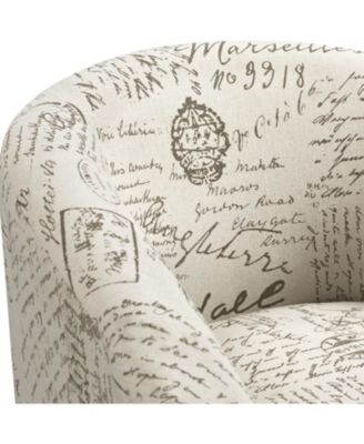 Contemporary Fabric Club Chair and Ottoman Set