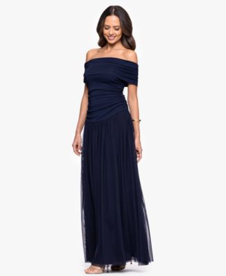 Women's Off-The-Shoulder Long Sheath Dress