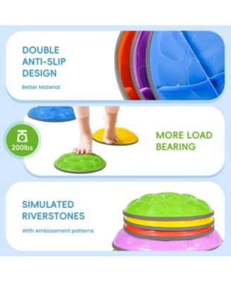 6-piece turtle-shaped stepping stone for kids