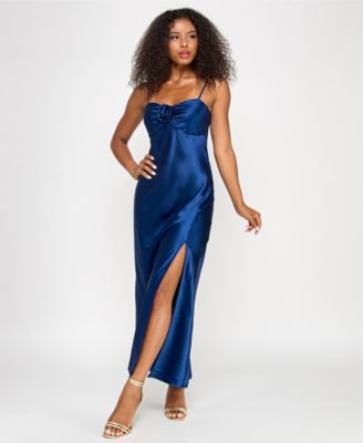 Emerald Sundae - Women's Satin Sweetheart A-Line Dress