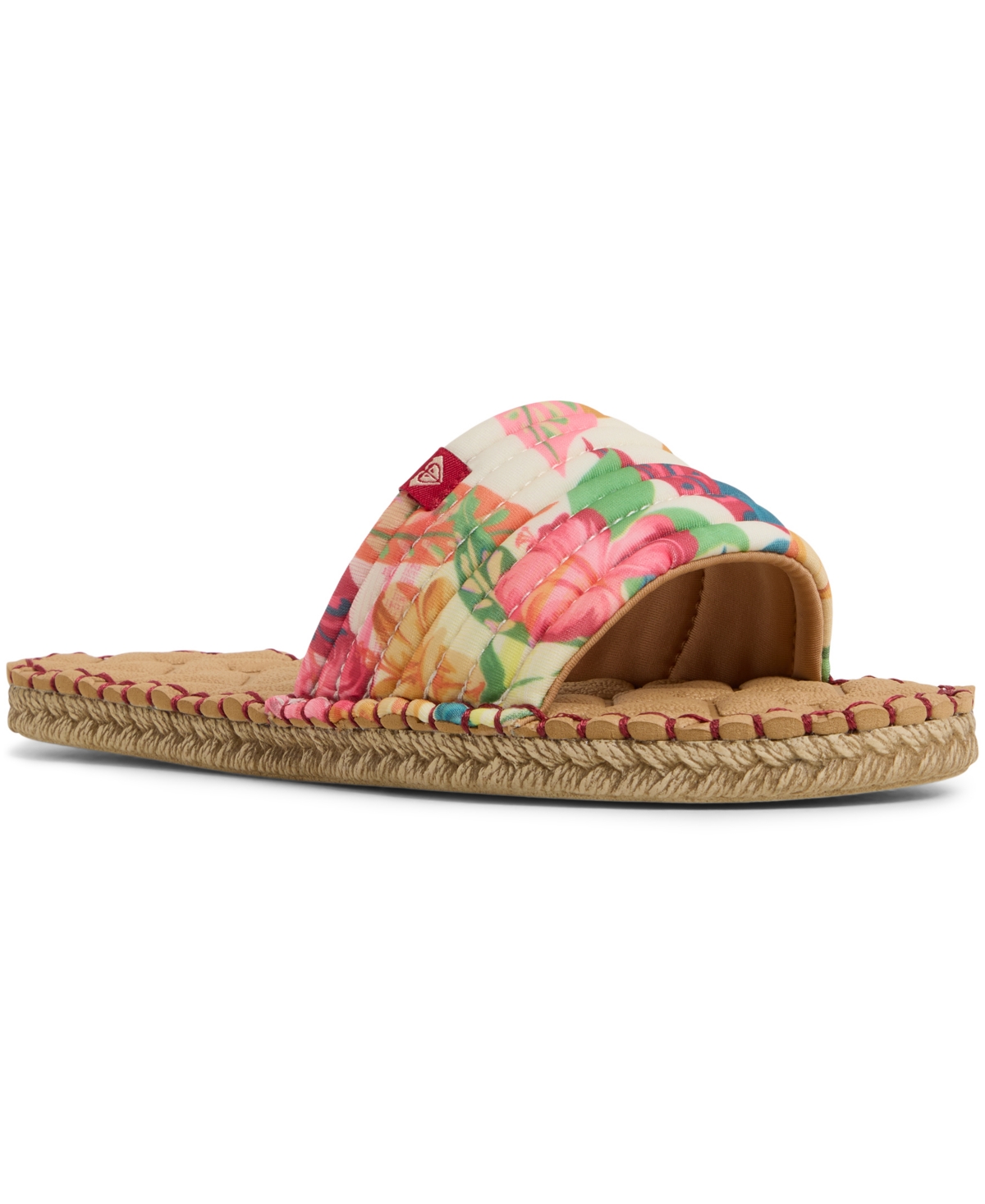 Women's Shoresoft Sld Round Toe Flat Sandals - Brown Multi