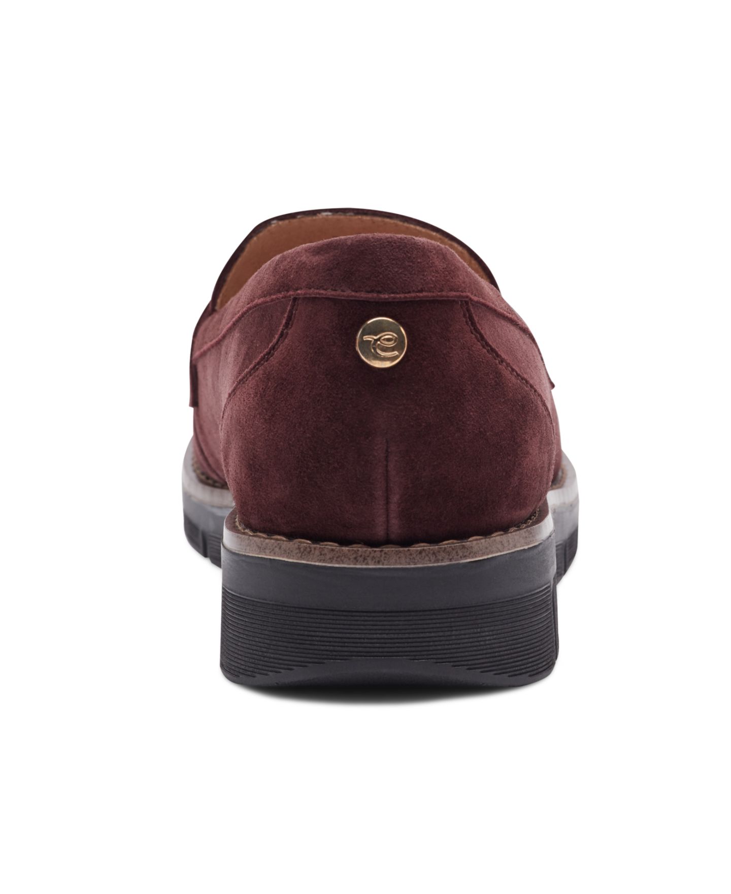 Женские туфли Easy Spirit Vienne eFlex Tassels Slip-On, цвет: Бордовый замшевый — фото 3
