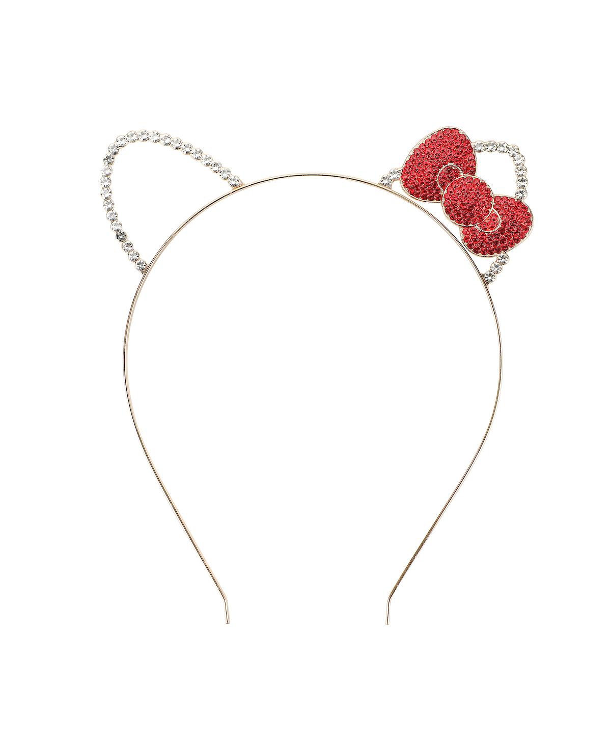 Ears & Bow Cosplay Glitzy Metal Headband - Hkc ears  bow