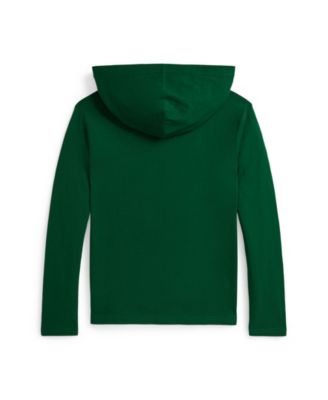 Boys 8-20 Polo Bear Cotton Hooded Tee