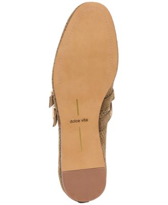 Women's Baylee Grommet Double Strap Mary Jane Flats