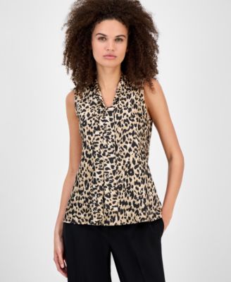 Kasper - Tie-Neck Top