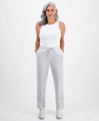 Petite Cotton Fleece Drawstring Sweatpants
