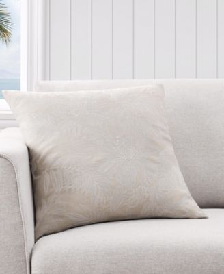 Tommy Bahama Island Estate Embroidered Floral Decorative Pillow, 20&amp;quot; X 20&amp;quot;