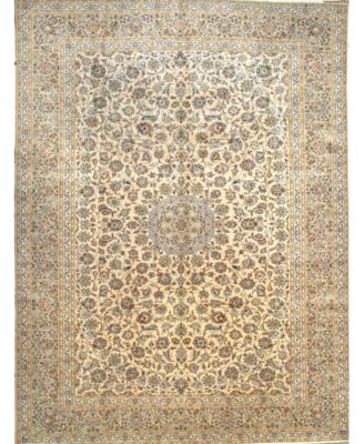 Bashian One Of A Kind Kashan 621438 Rug Collection In White