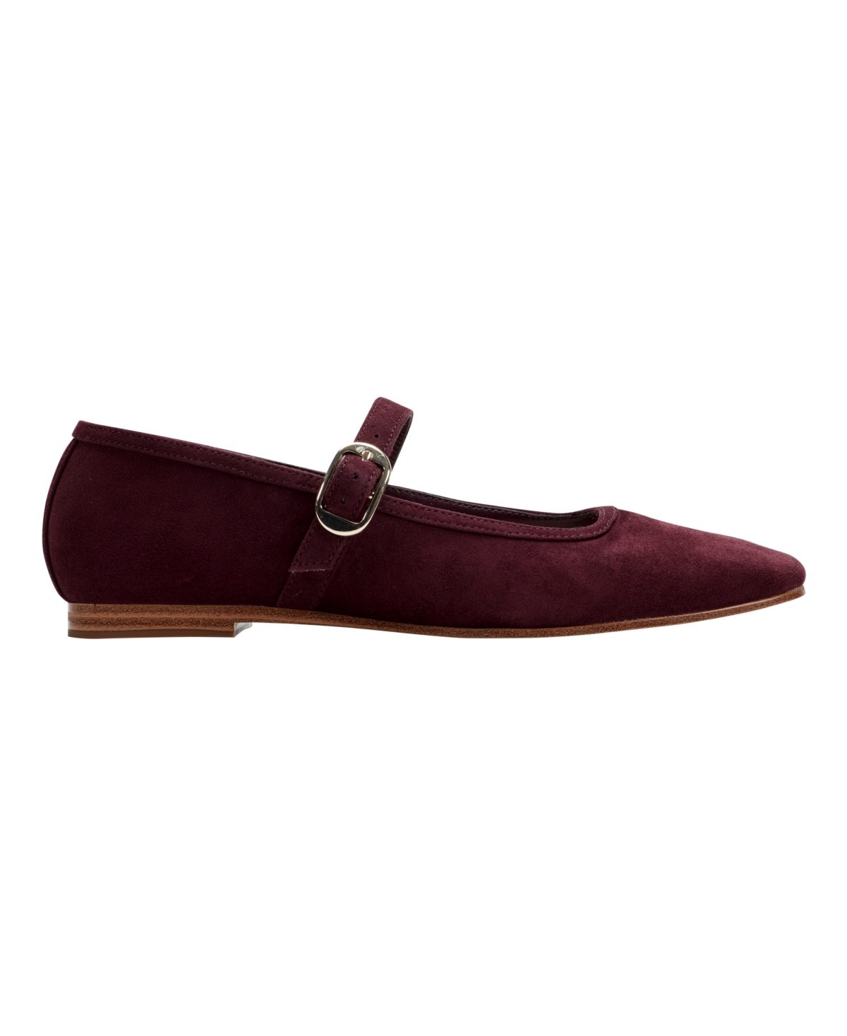 Marc Fisher Ltd Garissa Mary Jane Flat In Burgundy