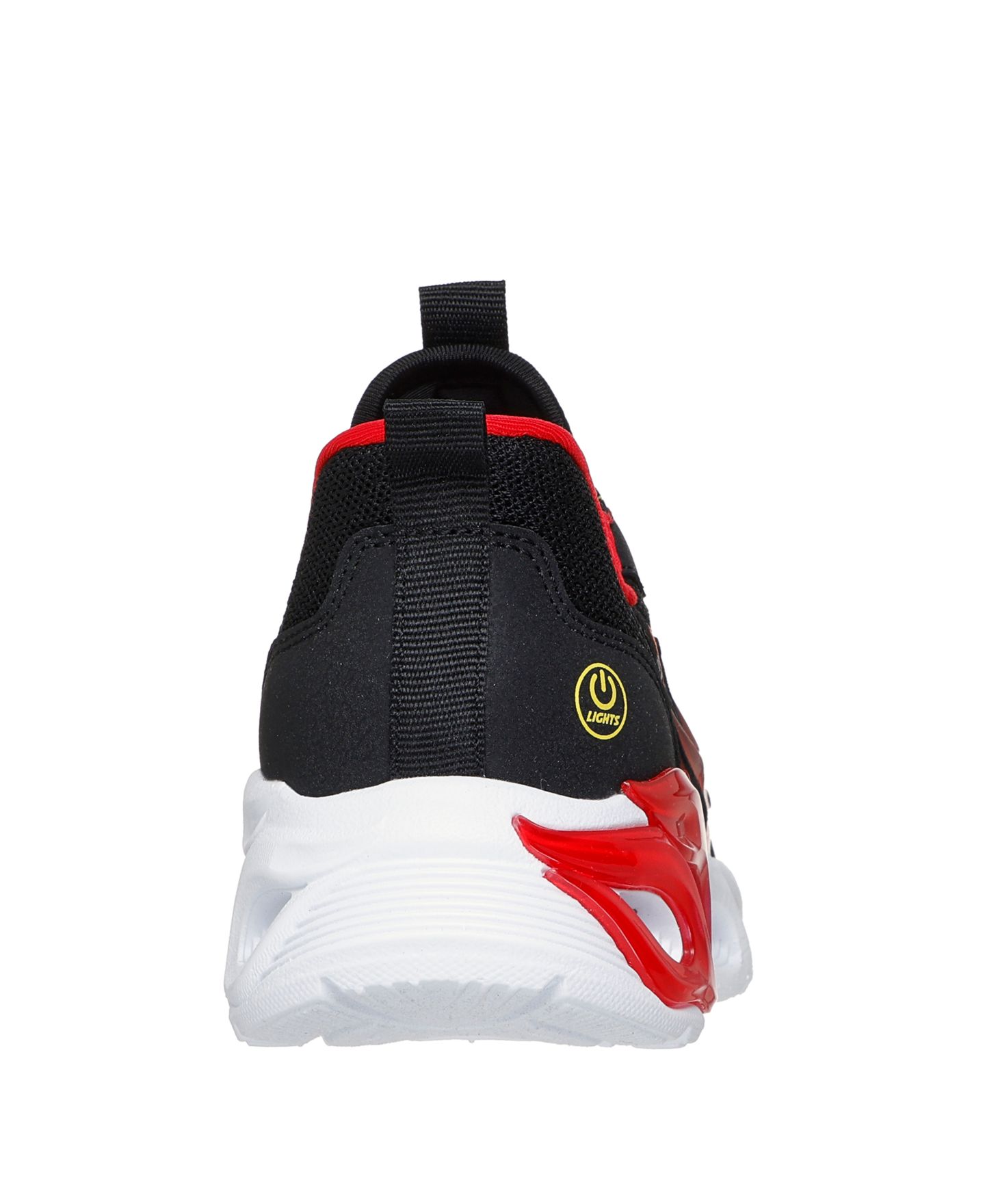 Кроссовки Skechers Slip-Ins: S-Lights: Thermo Flash 2.0 - Heat-Brisk Light-Up Casual Sneakers from Finish Line для мальчиков, цвет: Чёрный / Красный — фото 4