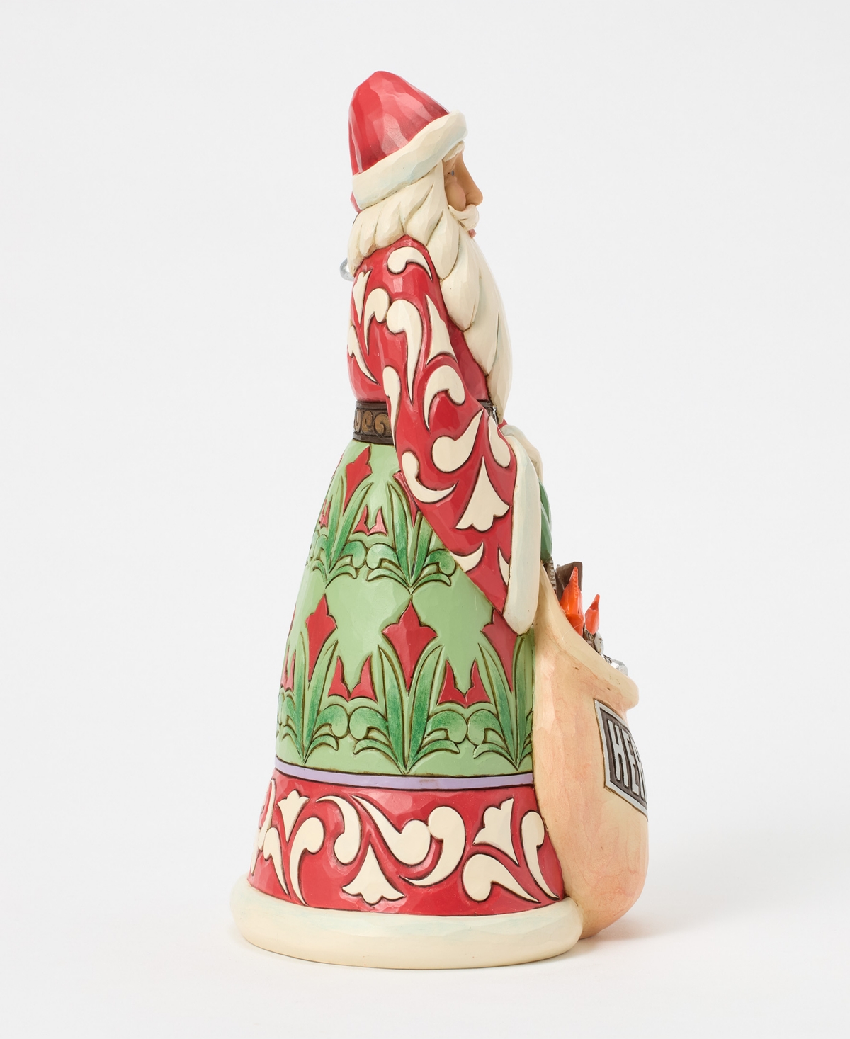 Jim Shore Hershey Santa With Bag Of Candy In Multi