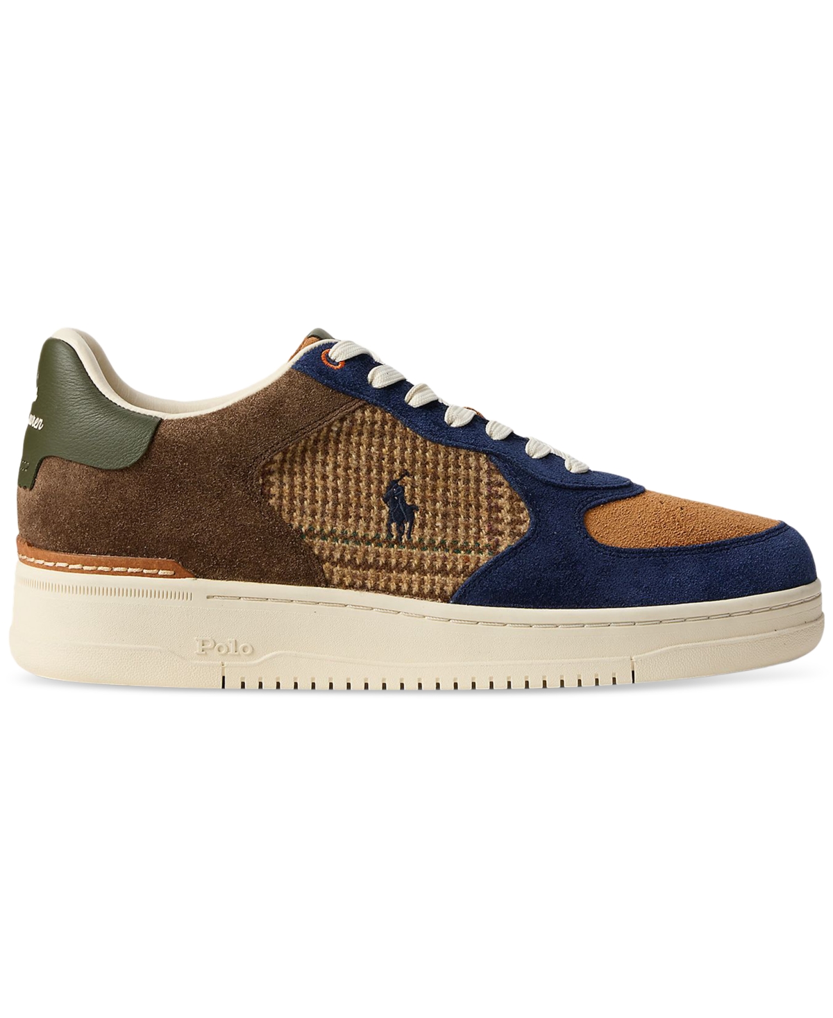 Polo Ralph Lauren Men's Suede & Wool Masters Court Sneakers In Multi