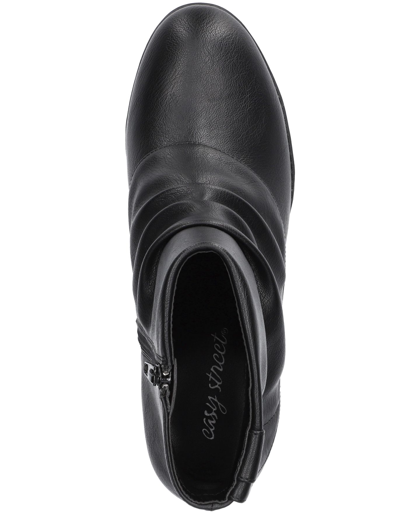 Женские ботинки Easy Street Ambrose Zipper Ankle, цвет: Чёрный — фото 4