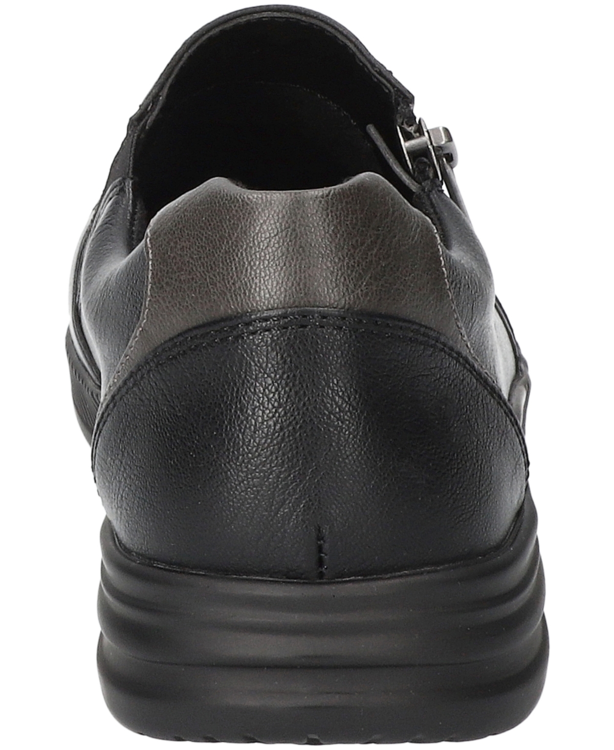 Easy Street Karol Zip Sneaker In Black