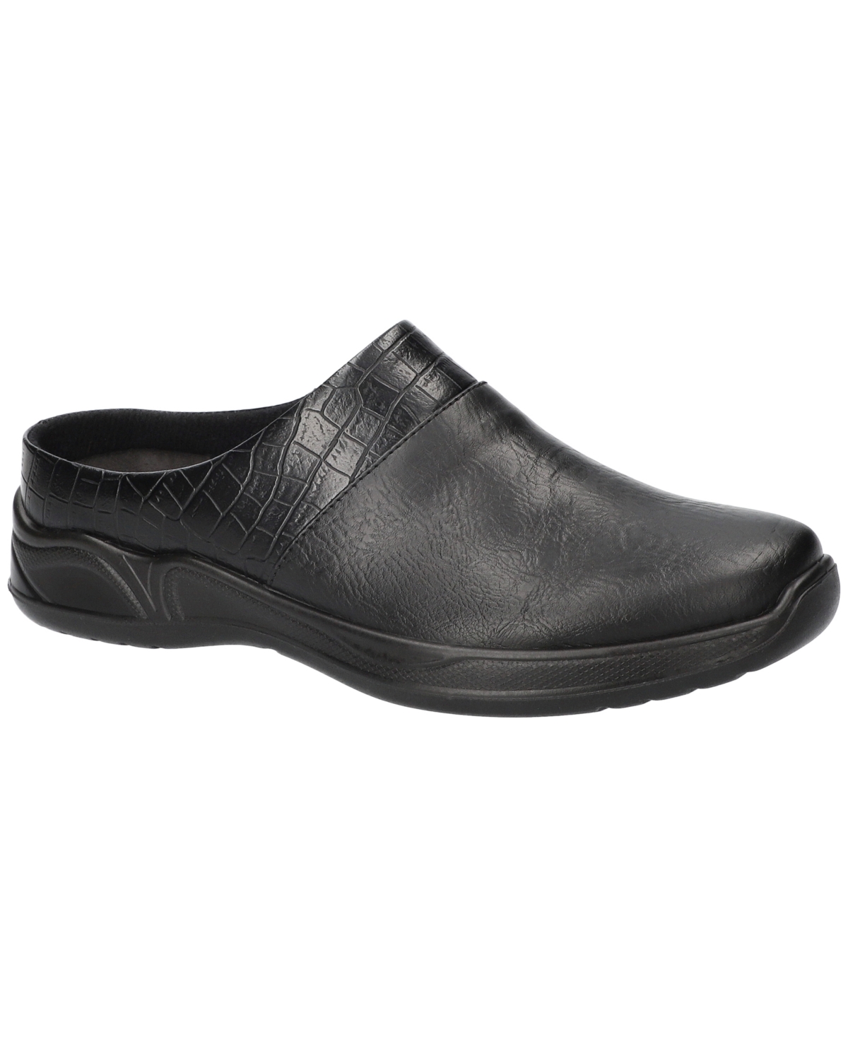 Women's Janalee Comfort Mules - Gray Croco
