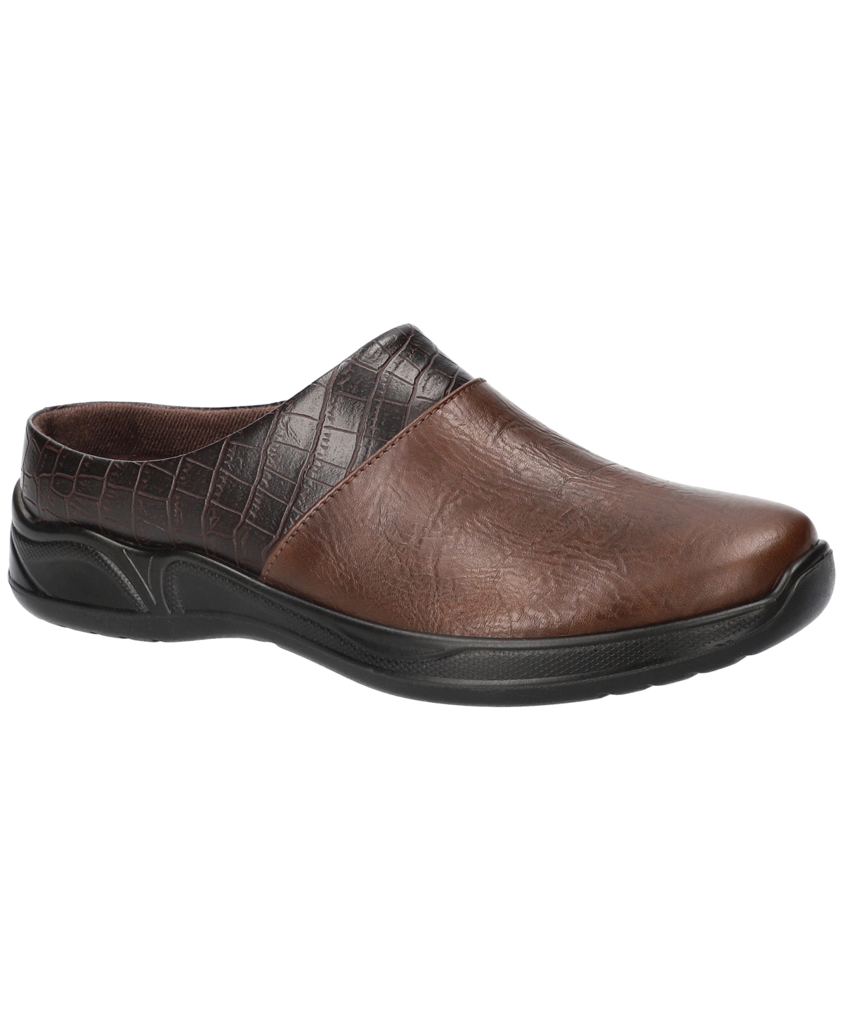 Women's Janalee Comfort Mules - Gray Croco