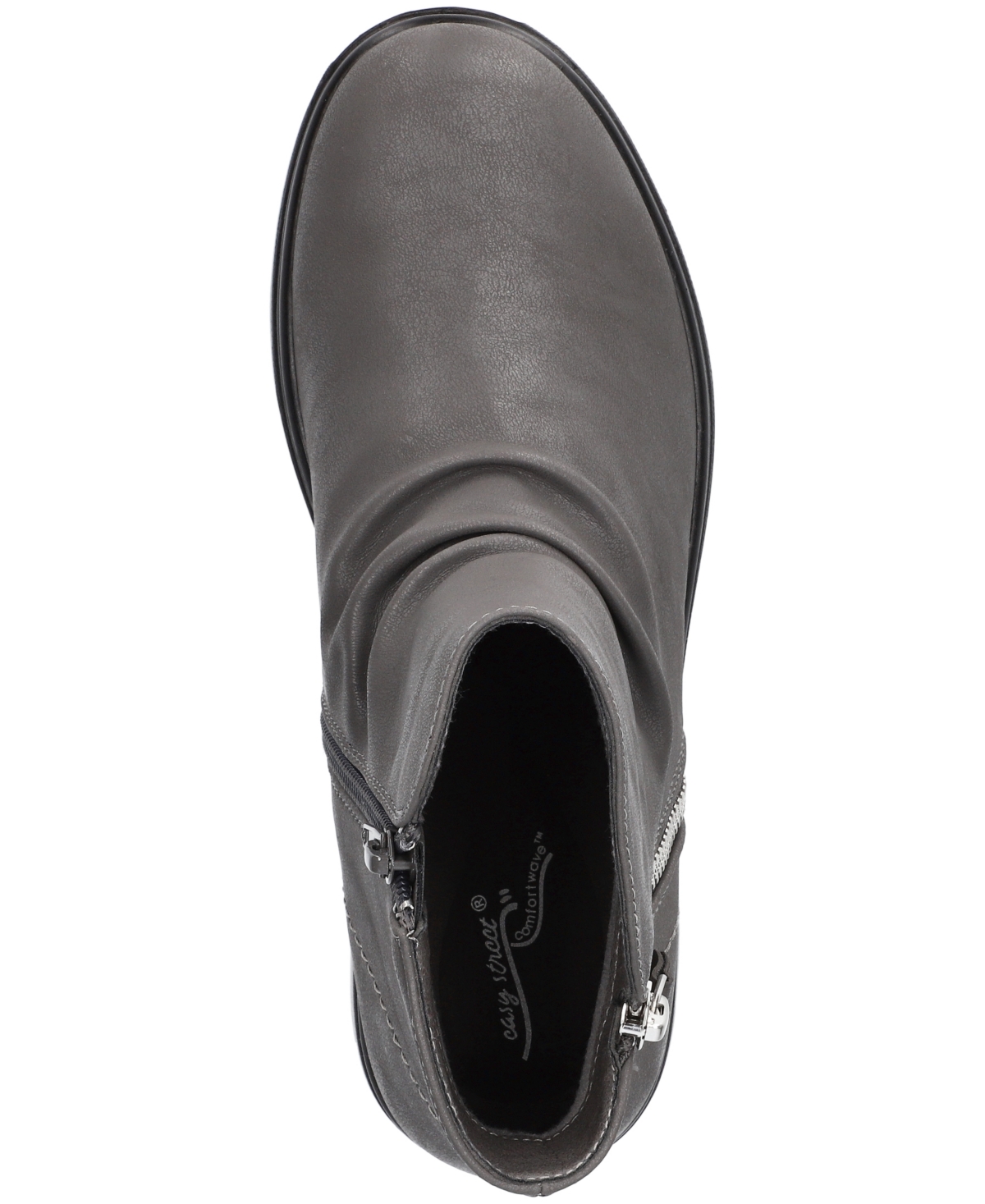 Easy Street Lyra Bootie In Gray