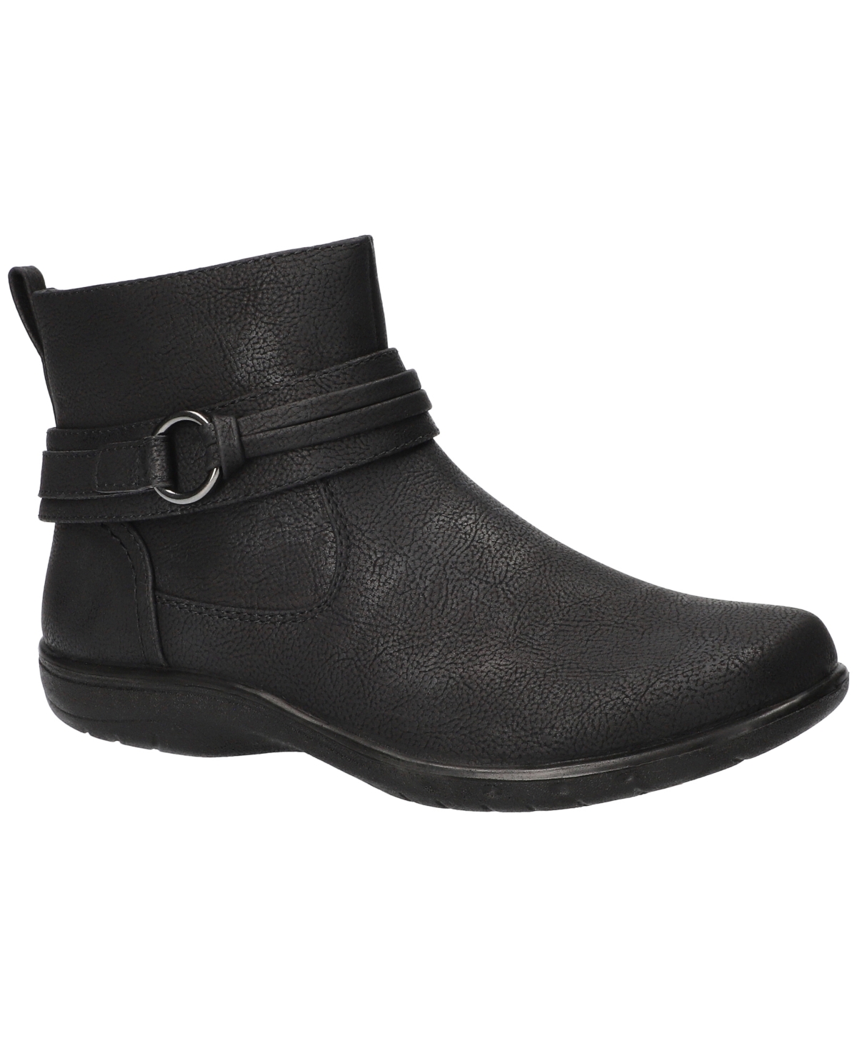 Easy Street Women's Exeter Round Toe Ankle Boots In Animal Print