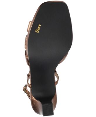 Valorie Sqaure Toe Platform Sandals