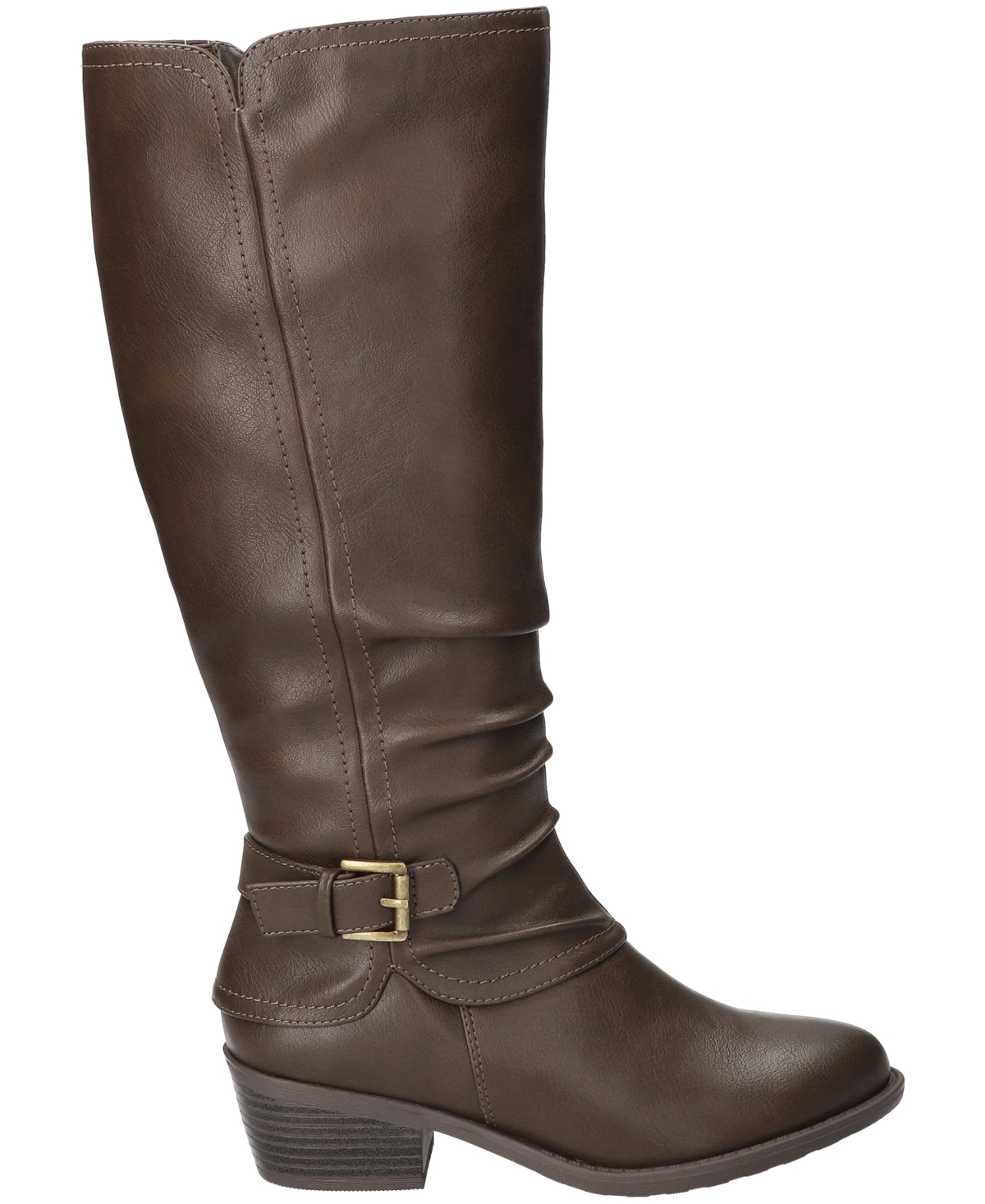 Easy Street Women's Tenille Plus Wide Calf Boots In Brown