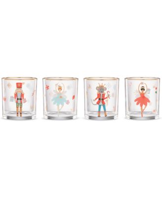 Lenox - Nutcracker Ballet Double Old Fashioned Glasses, Set of 4