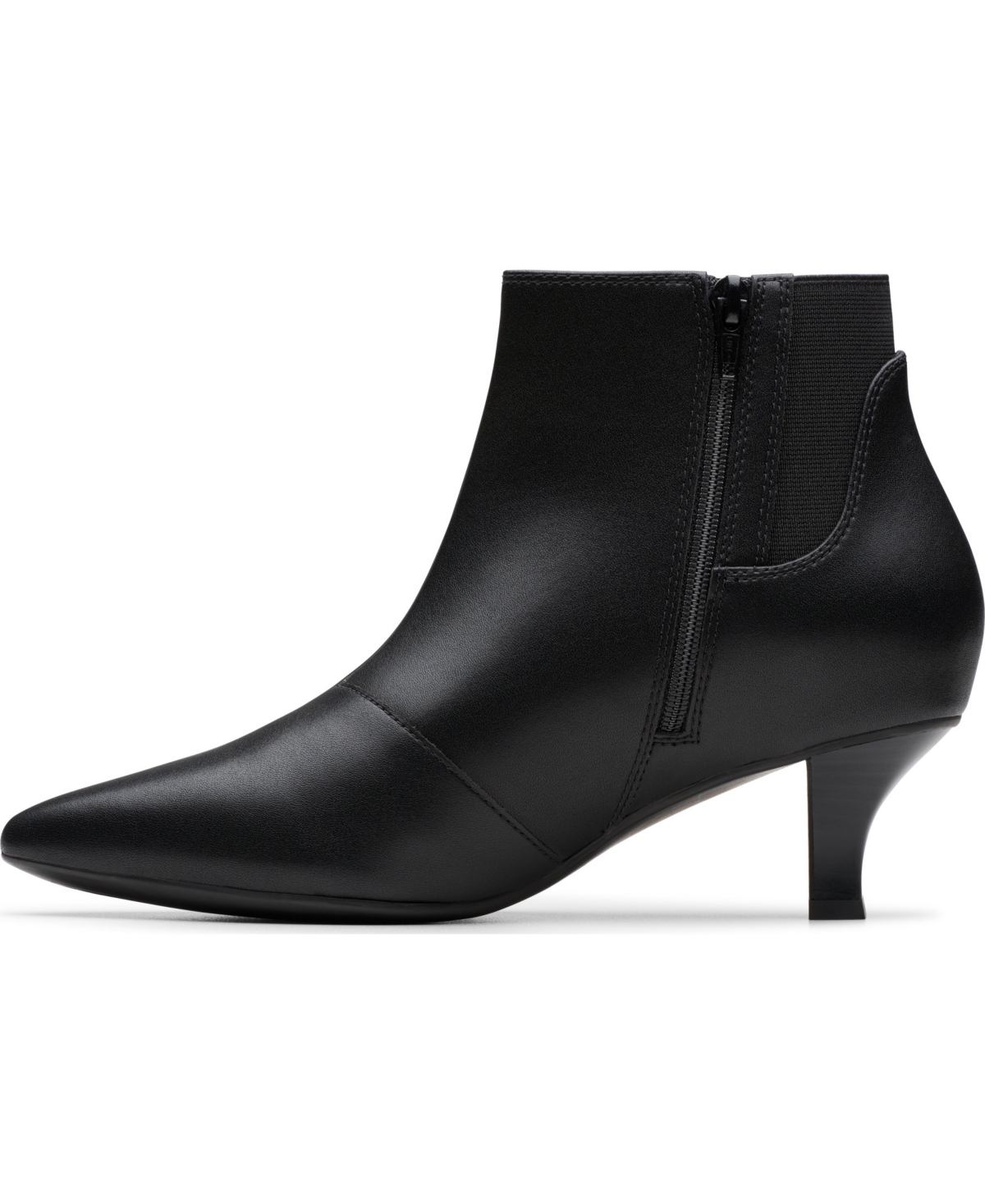 Clarks Kepley Erin Leather Boot In Black