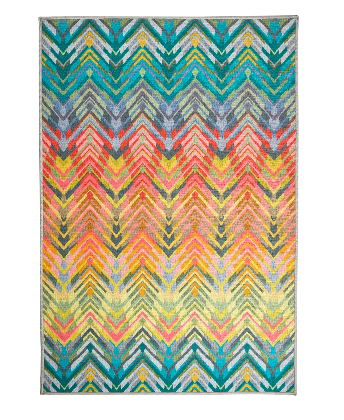 Dash And Albert Rugs By Annie Selke Seneca Machine Washable Da2342 5'x8' Area Rug In Multi