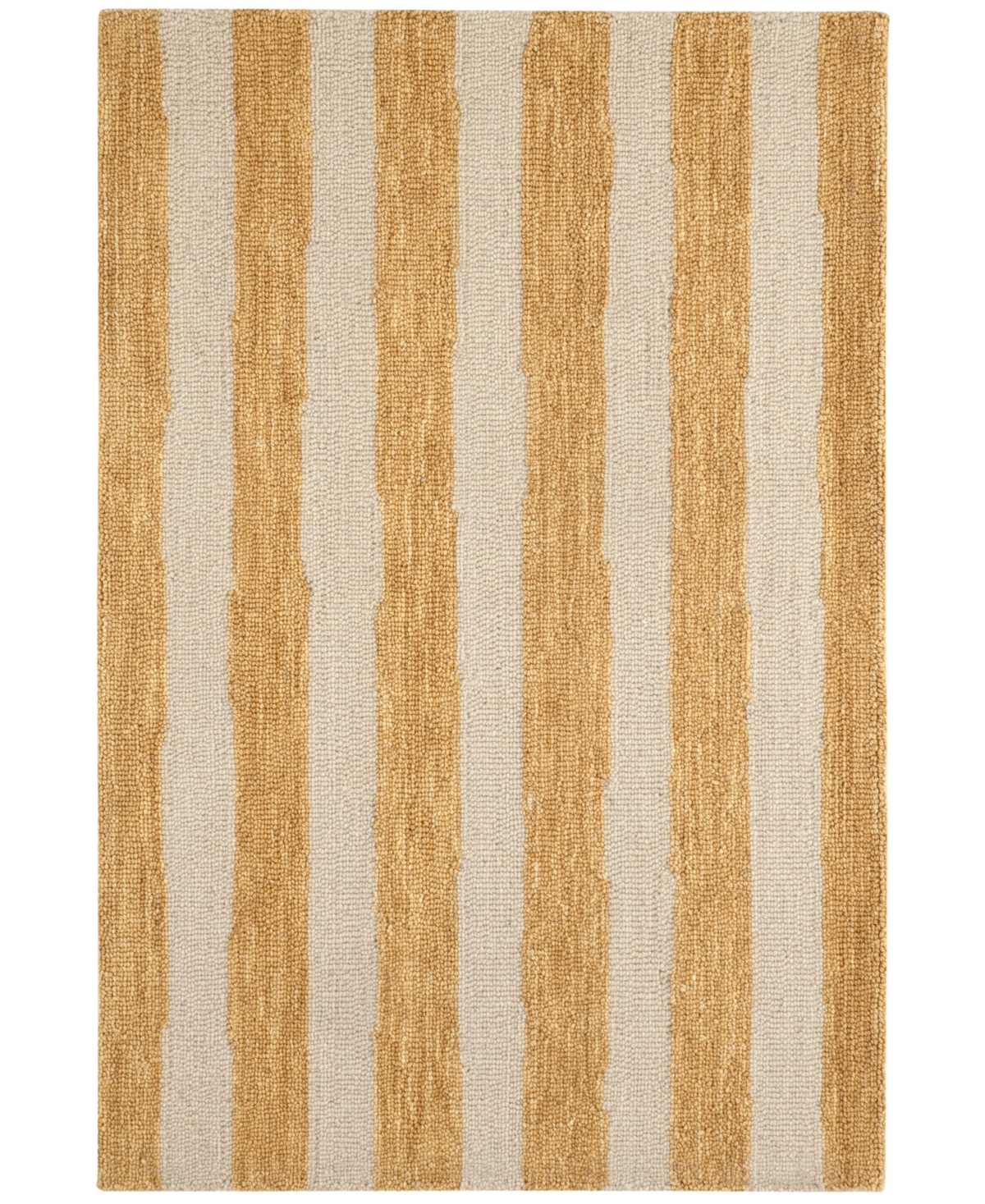 Dash And Albert Rugs By Annie Selke Silas Stripe Da2219 5'x8' Area Rug In Gold