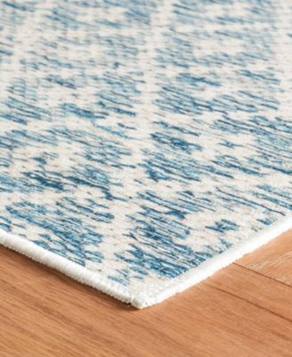 M&eacute;lange Diamond Machine Washable DA2045 3'x5' Area Rug