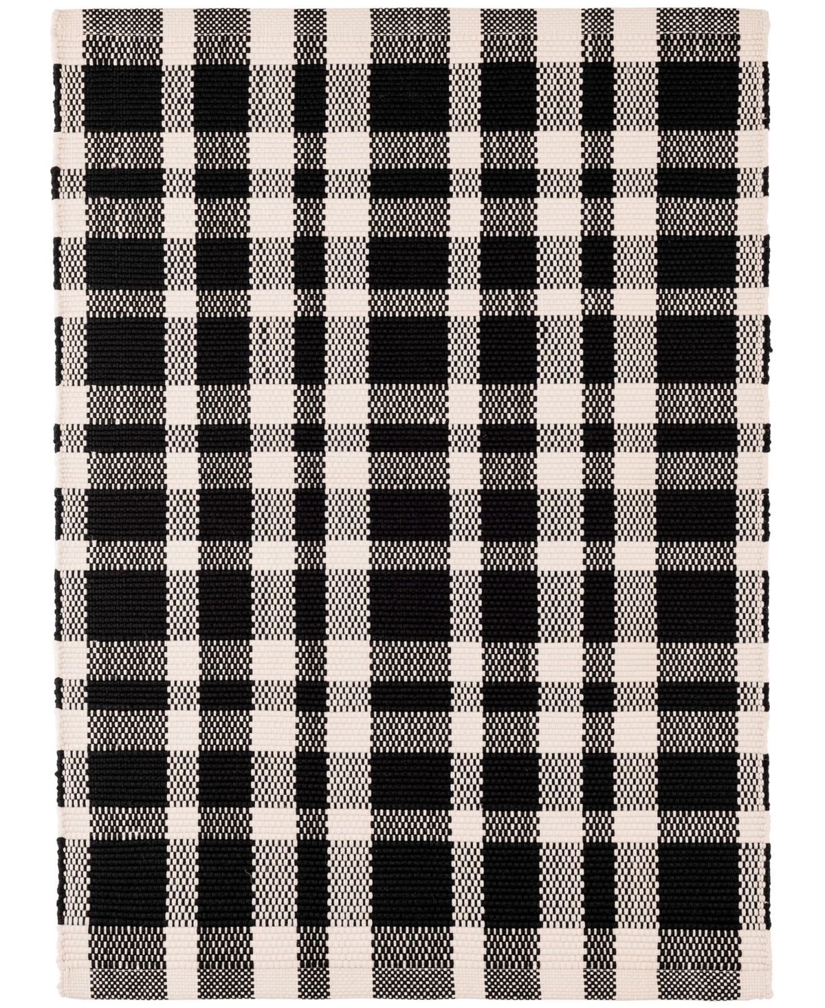 Dash And Albert Rugs By Annie Selke Tattersall Indoor/outdoor Da982 8'x10' Area Rug In Black