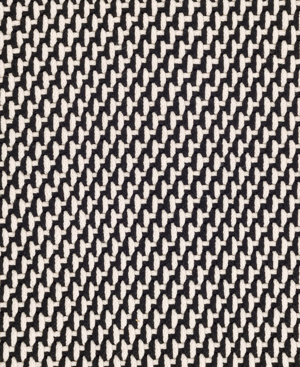 Dash And Albert Rugs By Annie Selke Two-tone Rope Indoor/outdoor Rdb219 4'x6' Area Rug In Black
