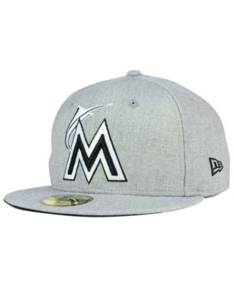 marlins fitted hats new era