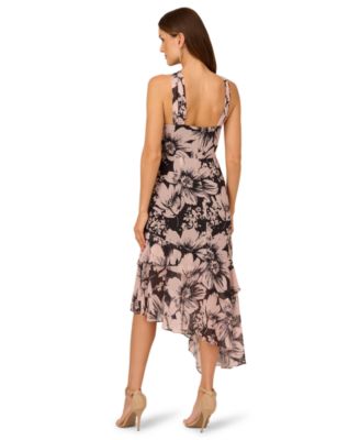 Women's Halter Chiffon Midi Dress